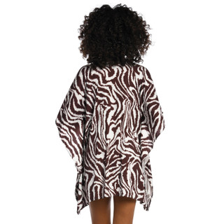 Thumbnail 2: La Blanca La Blanca Womens Animal Print Lace Up Caftan 