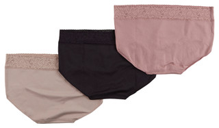 Thumbnail 2: Bali Bali Womens 3 Pk Comfort Revolution Seamless Brief Panties 
