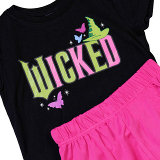 Thumbnail 2: WICKED Wicked Toddler Girls 2 Pc Shorts Set 