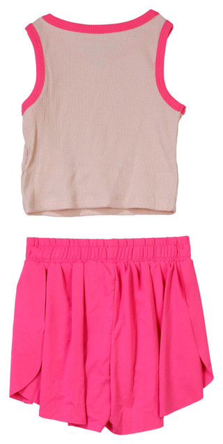 Thumbnail 3: Reebok Reebok Toddler Girls 2 Pc Butterfly Shorts Set 