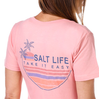 Thumbnail 2: Salt Life Salt Life Womens Short Sleeve Take It Easy Graphic Tee 