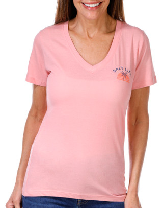 Thumbnail 5: Salt Life Salt Life Womens Short Sleeve Take It Easy Graphic Tee 