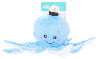 Thumbnail 1: Zippy Paws 12 in Playful Pal Octopus Plush Dog Toy 