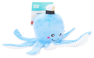 Thumbnail 3: Zippy Paws 12 in Playful Pal Octopus Plush Dog Toy 