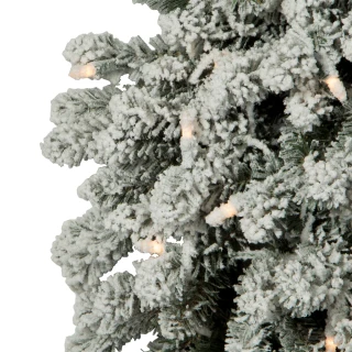 Thumbnail 2: Kurt Adler 24 in. Pre-Lit Clear Incandescent Vail Pine Wreath 