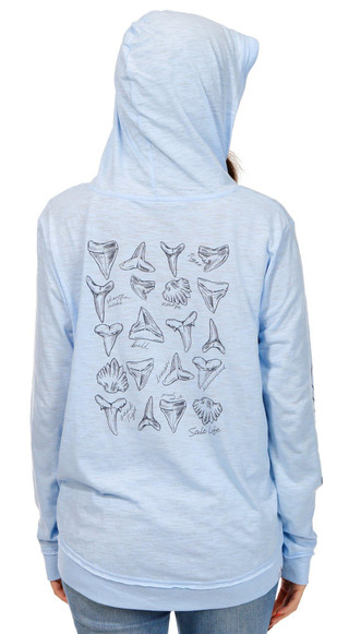 Thumbnail 2: Salt Life Salt Life Junior Long Sleeve Hooded Graphic Tee 