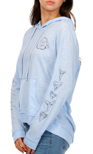 Thumbnail 4: Salt Life Salt Life Junior Long Sleeve Hooded Graphic Tee 