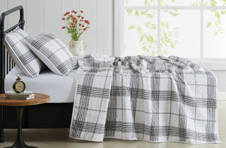 Thumbnail 6: Cottage Classics Cottage Classics Cottage Plaid Quilt Set 