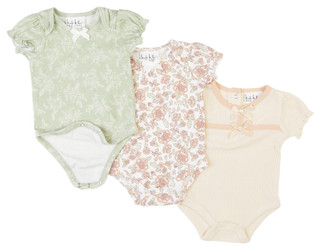Thumbnail 3: Nicole Miller Nicole Miller Baby Girls 3 Pk Creeper 