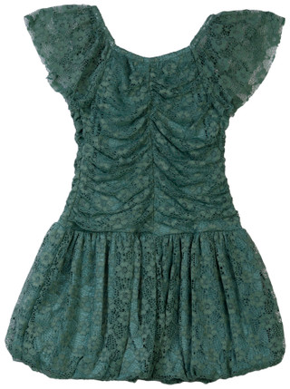 Thumbnail 3: Speechless Speechless Big Girls Sleeveless Green Lace Dress 