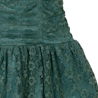 Thumbnail 2: Speechless Speechless Big Girls Sleeveless Green Lace Dress 