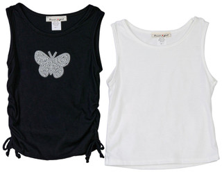 Thumbnail 1: DREAMGIRL DreamGirl Big Girls 2 Pc Butterfly Tank Set 