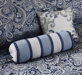 Thumbnail 18: Madison Park Madison Park Aubrey Navy 12-pc. Comforter Set 
