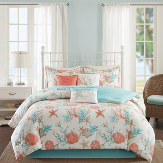 Thumbnail 2: Madison Park Madison Park 7 Piece Pebble Beach Comforter Set 