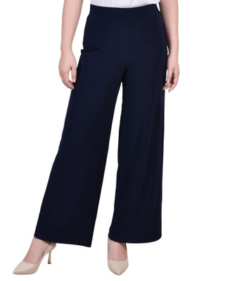 Thumbnail 1: NY COLLECTION NY Collection Womens Petite Pull On Palazzo Pants 