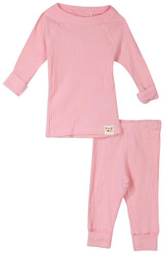 Thumbnail 1: Sleep On It Sleep On It Toddler Girls 2 Pc Ribbed Pajama Pants Set 