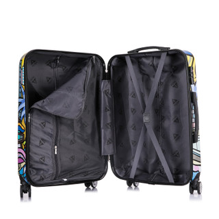 Thumbnail 4: INUSA INUSA Cities Hardside Lightweight Spinner 3 pc Luggage Set 