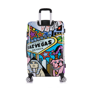Thumbnail 3: INUSA INUSA Cities Hardside Lightweight Spinner 3 pc Luggage Set 