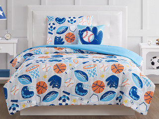 Thumbnail 1: My World My World Kids All Star Comforter Set 