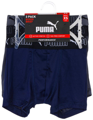 Thumbnail 1: Puma Puma Boys 3 Pk Diamond Boxer Briefs 