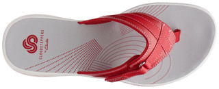 Thumbnail 2: Clarks Clarks Womens Cloudsteppers Breeze Sea Flip Flops 