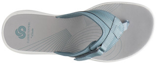 Thumbnail 2: Clarks Clarks Womens Cloudsteppers Breeze Sea Flip Flops 