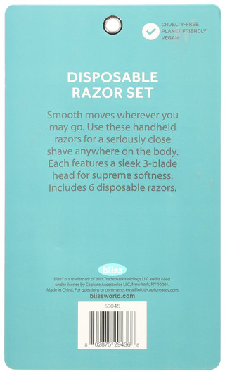 Thumbnail 2: Bliss Bliss 6-Pc. Disposable Razor Set 