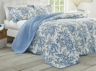 Thumbnail 3: Laura Ashley Laura Ashley Bedford Quilt Set 