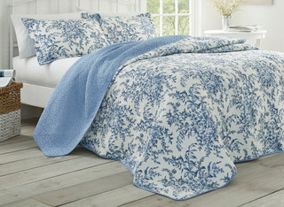 Thumbnail 4: Laura Ashley Laura Ashley Bedford Quilt Set 