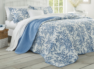 Thumbnail 2: Laura Ashley Laura Ashley Bedford Quilt Set 
