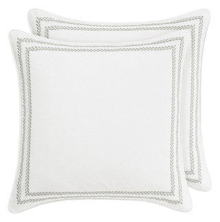 Thumbnail 1: Laura Ashley Laura Ashley Vine Leaf Stitch European Sham 