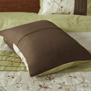 Thumbnail 6: Madison Park Madison Park Serene Green 7-pc. Comforter Set 