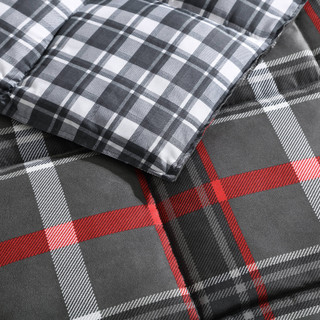 Thumbnail 21: Eddie Bauer Eddie Bauer Willow Plaid Micro Suede Comforter Bedding Set 
