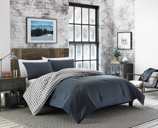 Thumbnail 6: Eddie Bauer Eddie Bauer Kingston 100% Cotton Chino Comforter Bedding Set 