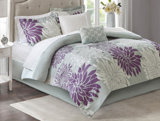 Thumbnail 4: Madison Park Madison Park Essentials Maible Comforter & Sheet Set 