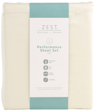 Thumbnail 3: Zest Kitchen + Home ZEST Kitchen + Home 400 Thread Count Cotton Sheet Set 
