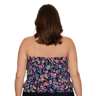 Thumbnail 6: Paradise Bay Plus Sweetest Escape Ruffle Tankini Top 