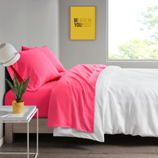 Thumbnail 4: Intelligent Design Intelligent Design Microfiber Solid Sheet Set 