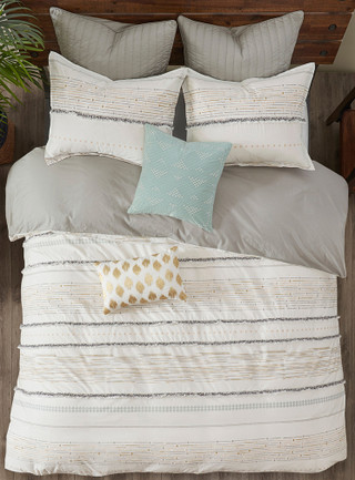 Thumbnail 5: Ink + Ivy Ink & Ivy Nea Cotton Printed Comforter Set 