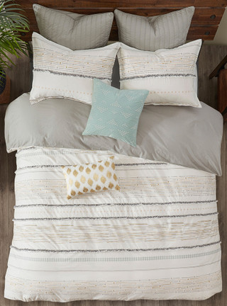 Thumbnail 6: Ink + Ivy Ink & Ivy Nea Cotton Printed Comforter Set 