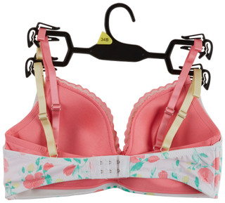 Thumbnail 2: NINE WEST Nine West Womens 3 Pk Push Up Lace Trim Bras 