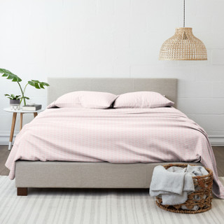 Thumbnail 8: Home Collections Home Collections Premium Soft Classic In Pink Sheet Set 