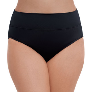 Thumbnail 1: Trimshaper Trimshaper Womens Solid Yoke Swim Brief 