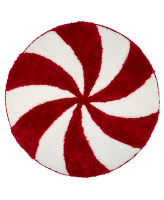 Thumbnail 3: Avanti Avanti Linens Peppermint Candy Bath Rug 