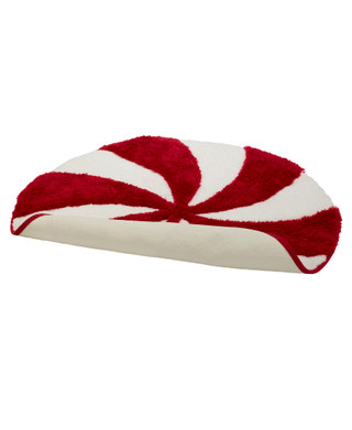 Thumbnail 4: Avanti Avanti Linens Peppermint Candy Bath Rug 
