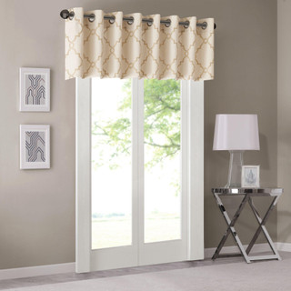 Thumbnail 1: Madison Park Madison Park Saratoga Fretwork Print Valance 