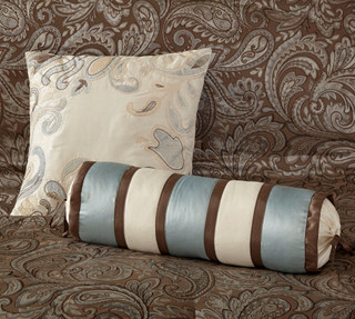 Thumbnail 15: Madison Park Madison Park Aubrey Brown 12-pc. Comforter Set 