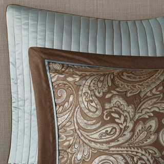Thumbnail 23: Madison Park Madison Park Aubrey Brown 12-pc. Comforter Set 