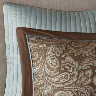 Thumbnail 24: Madison Park Madison Park Aubrey Brown 12-pc. Comforter Set 