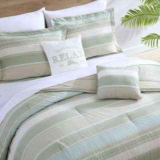 Thumbnail 21: Tommy Bahama Tommy Bahama Serenity Comforter 5 Pc. Set 
